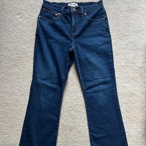 ✨ Madewell Mid-Rise Slim Boyjean – Dark Wash – Size 27
